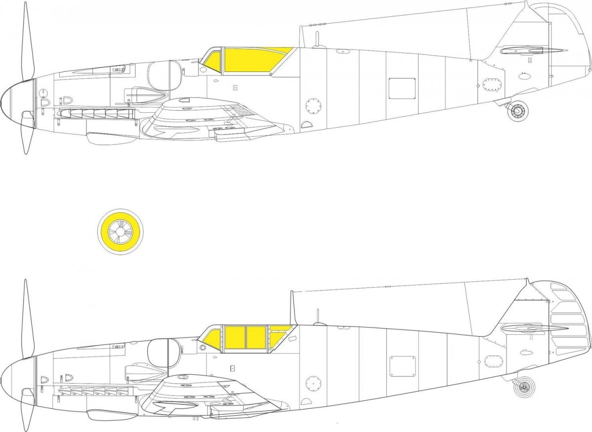 Maquette Eduard BIG33145 Bf 109G-6 BORDER au 1/35 – immagine 15