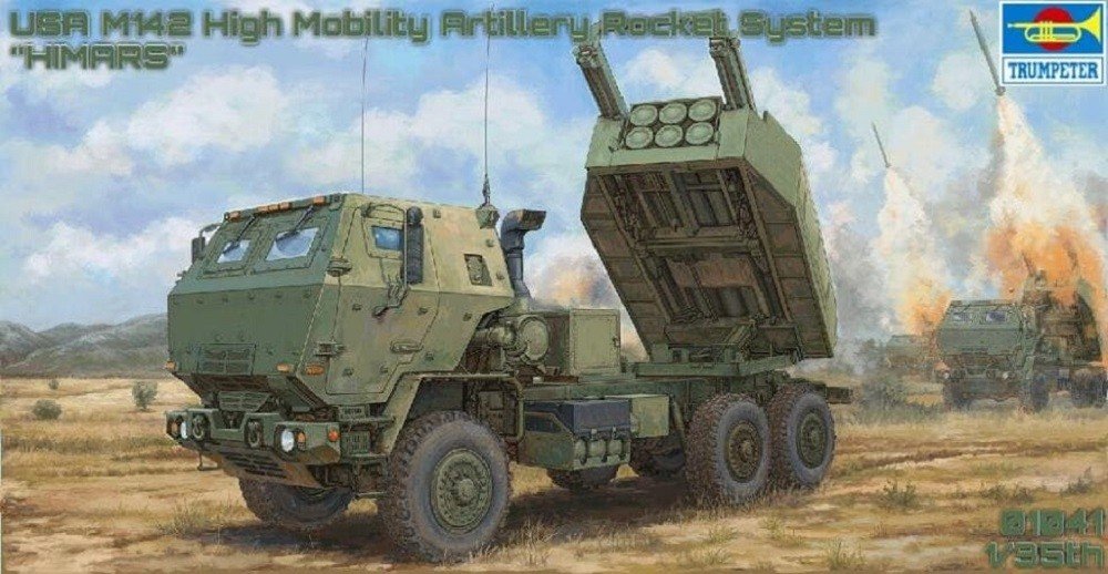 Trumpeter 01041 M142 Système de roquettes d'artillerie à haute mobilité HIMARS 1/35 