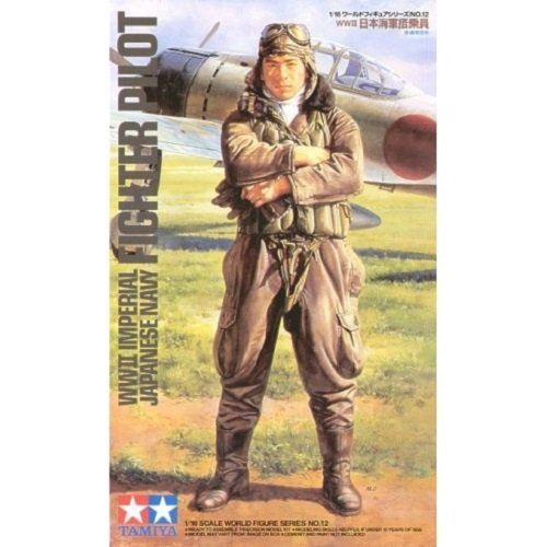 Tamiya 36312 Pilote de chasse de la marine impériale japonaise de la Seconde Guerre mondiale (1/16) 