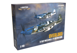 Eduard 11181 OVERLORD : MUSTANGS DU JOUR J / COMBINAISON DOUBLE P-51B MUSTANG 1/48