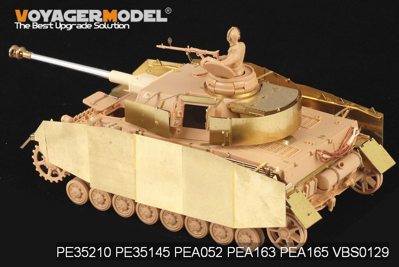 Maquette Voyager PE35210, char allemand Pz.Kpfw.IV Ausf.H de la Seconde Guerre mondiale pour Tamiya 35209, échelle 1/35 – immagine 3