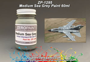 Peinture Zero Paints ZP-1295 RAF Gris Mer Moyen - 60 ml