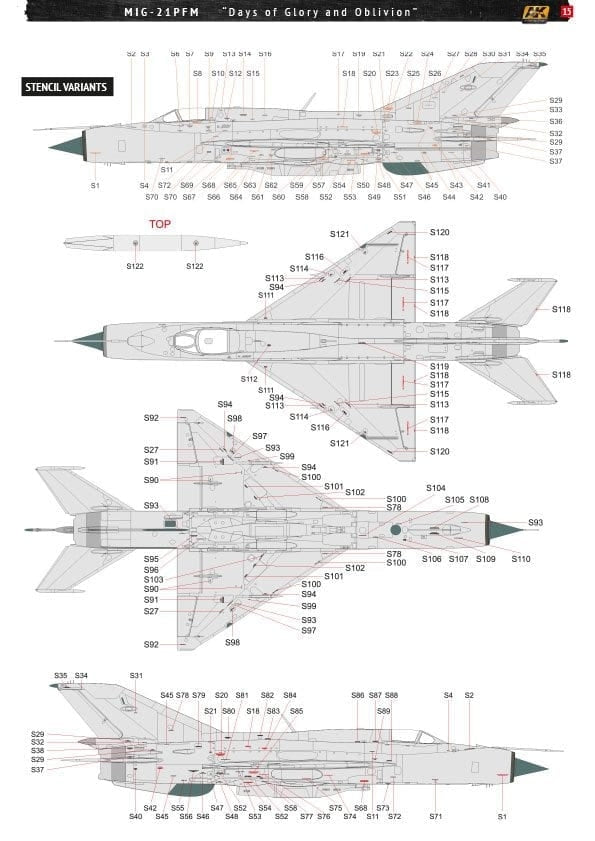 AK Interactive AK148003 MiG-21PFM Days of Glory and Oblivion 1/48 – immagine 6