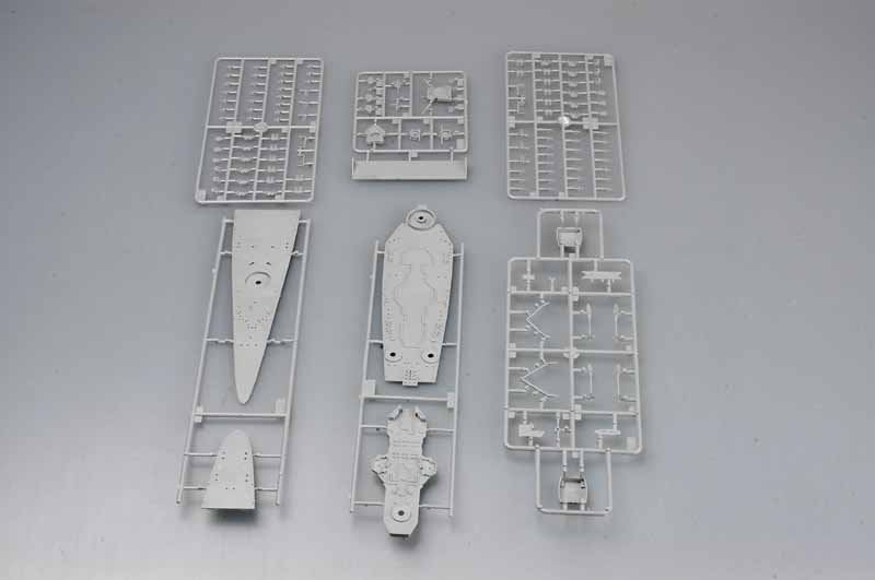 Trumpeter 05751 FRENCH NAVY RICHELIEU 1946 1/700 – zdjęcie 4