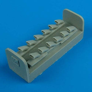 Échappement Quickboost QB48254 pour Bf 109K, Hasegawa, échelle 1/48