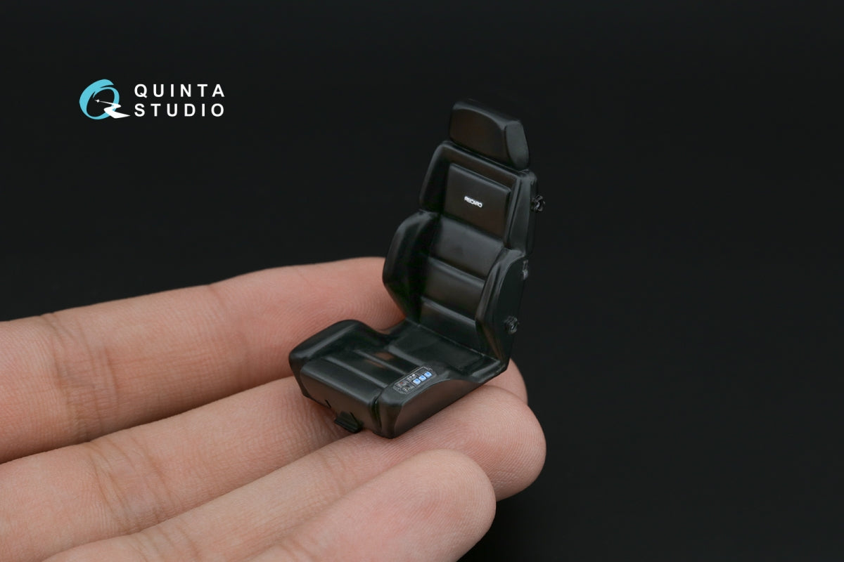 Intérieur coloré imprimé en 3D sur papier décalcomanie Quinta Studio QD24019 Porsche 911 Turbo (930) (Tamiya) 1/24  – image 9
