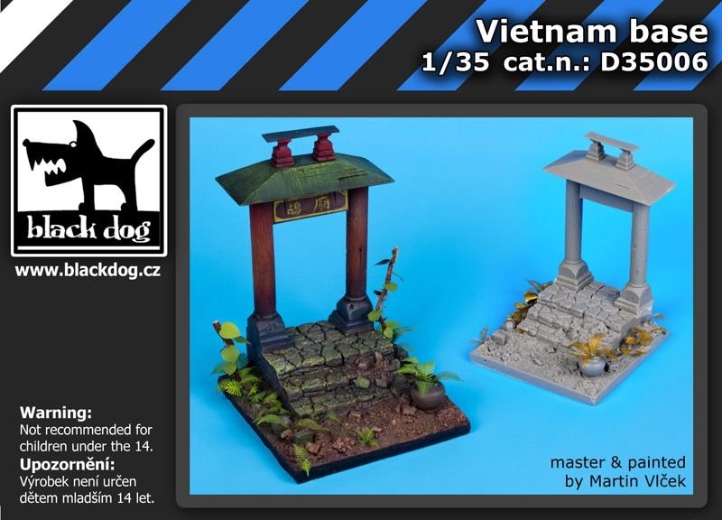 Black Dog D35006 Socle Vietnam 1/35