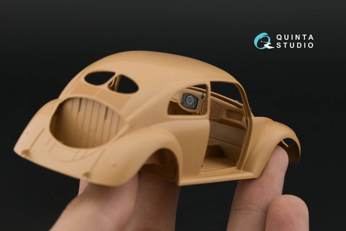 Intérieur imprimé en 3D et coloré sur papier décalcomanie (RFM) Quinta Studio QD35113 Volkswagen Typ 82E 1/35  – image 13