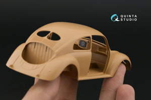 Intérieur imprimé en 3D et coloré sur papier décalcomanie (RFM) Quinta Studio QD35113 Volkswagen Typ 82E 1/35  – image 13
