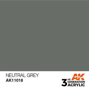 AK Interactive AK11018 Neutral Gray 17ml
