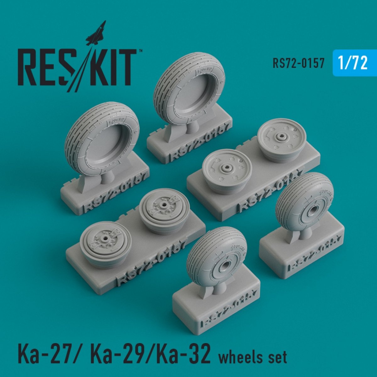 RESKIT RS72-0157 JEU DE ROUES KA-27/KA-29/KA-32 1/72