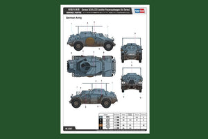 Hobby Boss 83817 German Sd.Kfz.223 Leichter Panzerspahwagen (1st Series) 1/35 – zdjęcie 5