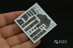 Intérieur imprimé en 3D et coloré sur papier décalcomanie Quinta Studio QDS-35090 AH-64A (Academy) (Petite version) 1/35 – Bild 11