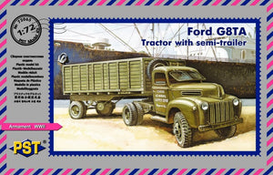 Tracteur Ford G8TA avec semi-remorque PST 72065, échelle 1/72