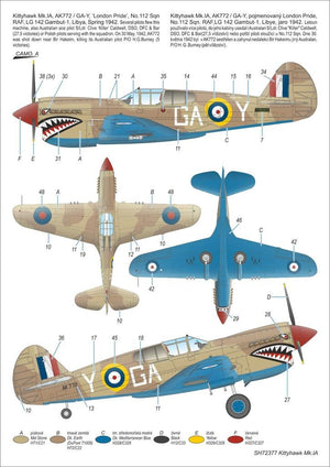 Special Hobby 72377 Kittyhawk Mk. IA 1/72 – zdjęcie 11