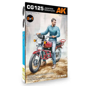 AK Interactive AK35027 CG125 MOTO JAPONAISE 1/35