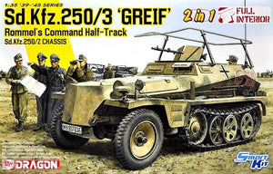 Dragon 6911 Sd.Kfz.250/3 &amp;quot;Greif&amp;quot; Rommel&amp;#39;s Command Half-Track / Châssis Z 1/35 – Bild 2