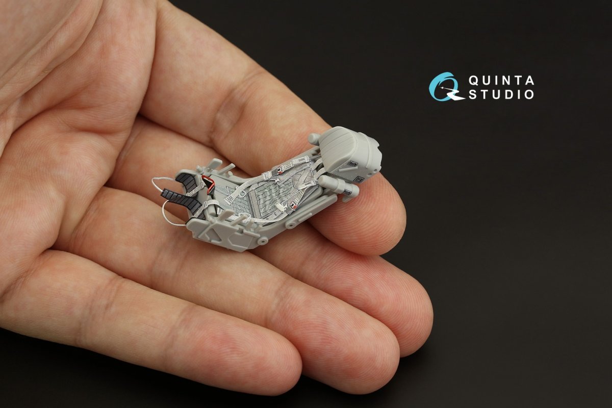 Intérieur imprimé en 3D et coloré sur papier décalcomanie (Trumpeter) Quinta Studio QD32142 MiG-29 9-13 Fulcrum C 1/32 – image 6