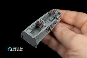 Intérieur imprimé en 3D et coloré sur papier décalcomanie Quinta Studio QD48055 F-4J (pour kit ZM SWS) 1/48 – immagine 9