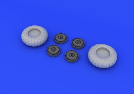 Roues Eduard 648244 Ju 88A, échelle 1/48 (début de production) ICM – immagine 4