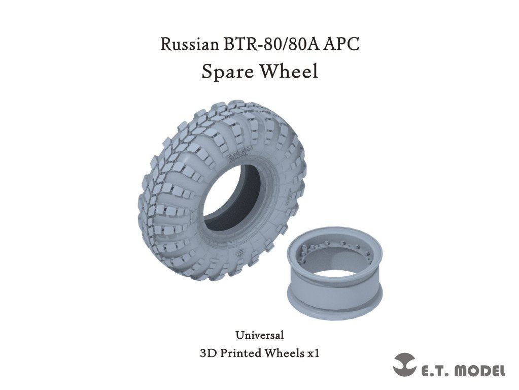 Roue de rechange pour BTR-80/80A APC russe ET Model P35-121, échelle 1/35