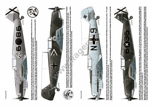 Kagero 3044 Messerschmitt Bf 109 AD (FR) – Bild 4