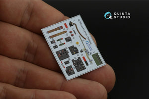 Intérieur imprimé en 3D et coloré sur papier décalcomanie Quinta Studio QD48141 Ki-61-Id (Tamiya) 1/48 – immagine 9