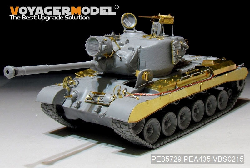 Maquette Voyager PE35729 de base du char moyen M46 Patton de l&amp;#39;armée américaine moderne pour TAKOM 2117 au 1/35 – image 5