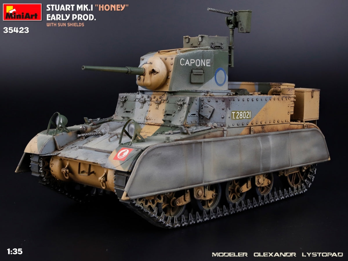 MiniArt 35423 Stuart Mk.I “Honey” Early Prod. w/Sun Shields 1/35 – zdjęcie 13