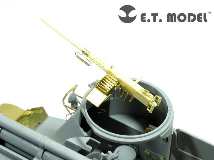 Maquette ET EA35-040 de la mitrailleuse M2HB de l&amp;#39;armée américaine de la Seconde Guerre mondiale avec boîte de munitions de 50 cartouches, échelle 1/35 – Bild 3