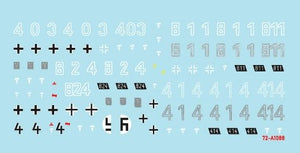 Star Decals 72-A1088 Panzer dans le désert n° 5. PzKpfw IV Ausf D, D/E Hybrid, E et F1, en Afrique du Nord, échelle 1/72 – Bild 3