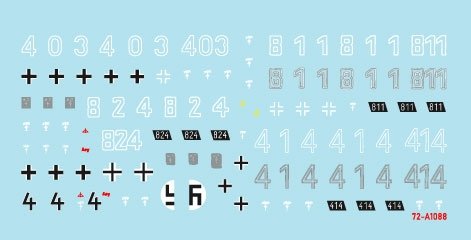 Star Decals 72-A1088 Panzer dans le désert n° 5. PzKpfw IV Ausf D, D/E Hybrid, E et F1, en Afrique du Nord, échelle 1/72 – Bild 3