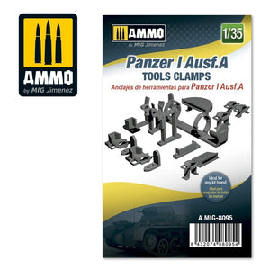 Munitions du Mig 8095 Panzer I Ausf.A Outils Pinces 1/35