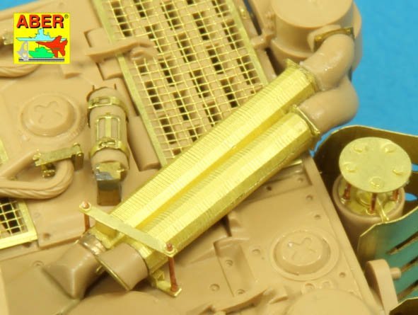 Tubes de filtre à air Aber 35A127 Feifel pour les premiers Tiger I, Ausf.E (Sd.Kfz.181) (1/35) – image 11