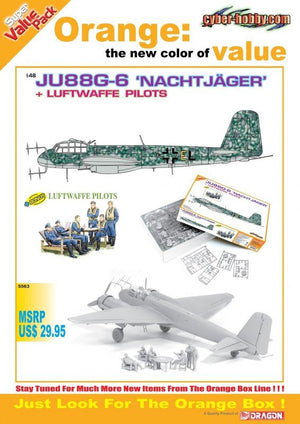Cyber ​​​​Hobby 5563 Ju88G-6 Nachtjager + Pilotes de la Luftwaffe (1/48) – image 2