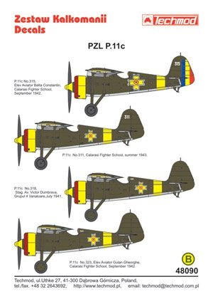 Techmod 48090 - PZL P.11c 1/48 – imagen 2
