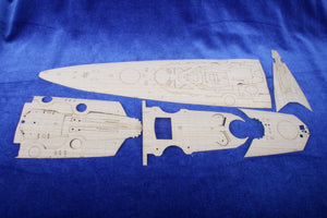 MK1 Design MD-35017 Pont en bois Tirpitz 1/350