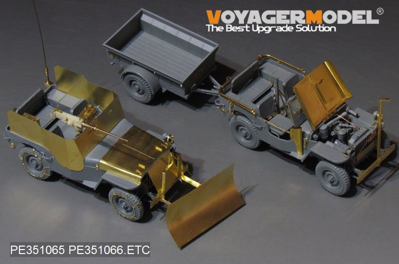 Voyager Model PE351066 WWII U.S. Jeep Willys MB w/Add Amour upgrade set for Takom 1/35 – zdjęcie 4