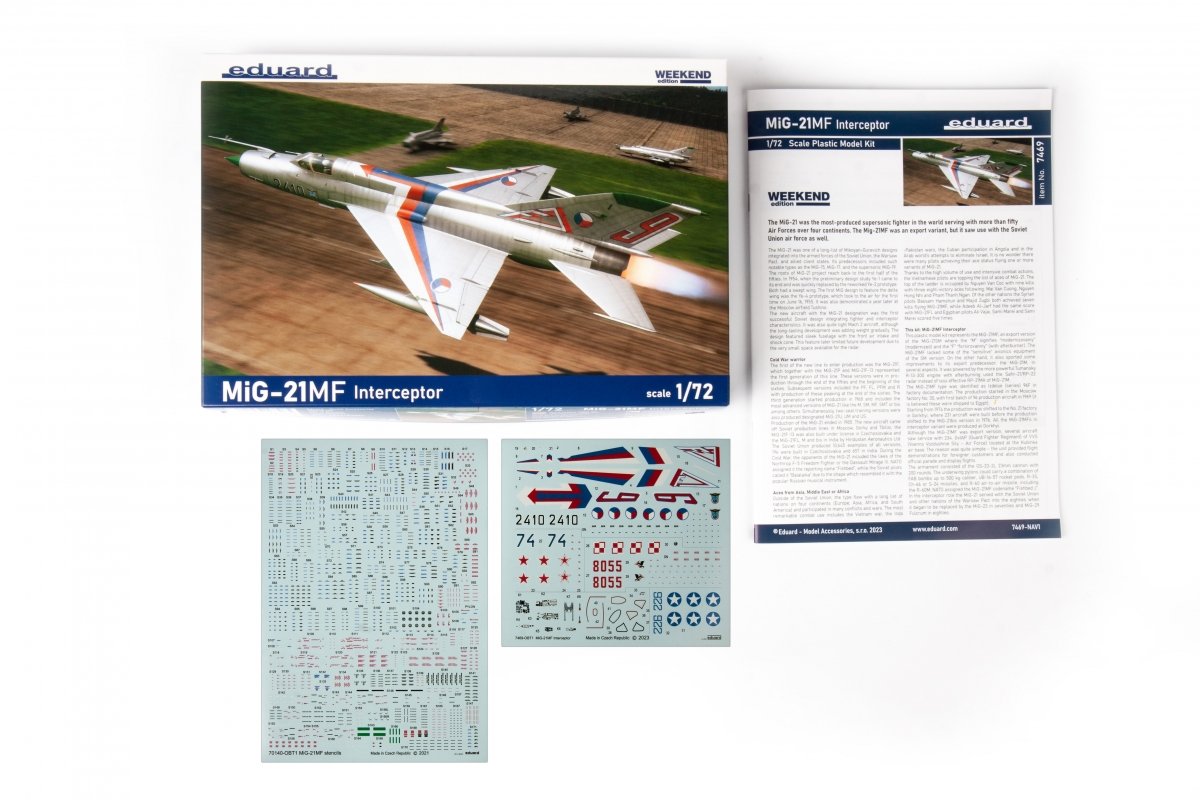 Eduard 7469 MiG-21MF Interceptor Weekend édition 1/72 – imagen 3