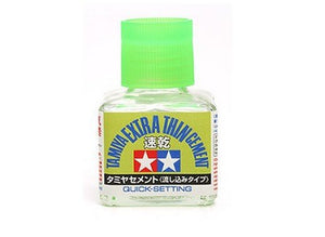 Ciment extra fluide à prise rapide Tamiya 87182, 40 ml