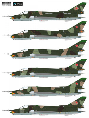 Décalcomanies Quinta Studio MMD48005 Su-17M4 (série Guerre d&amp;#39;Afghanistan) 1/48 – immagine 4
