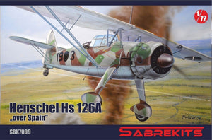 SabreKits SBK7009 Henschel HS 126A Au-dessus de l&amp;#39;Espagne 1/72