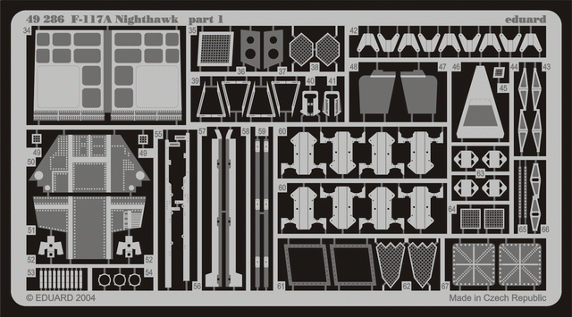 Edouard 49286 F-117A 1/48 Tamiya – immagine 3