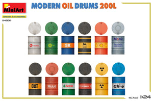 MiniArt 24008 FÛTS À HUILE MODERNES 200L 1/24  – imagen 3