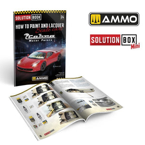 AMMO de Mig Jimenez 6604 SOLUTION BOOK 24 – Comment peindre et laquer des voitures miniatures (Livre multilingue) – immagine 2