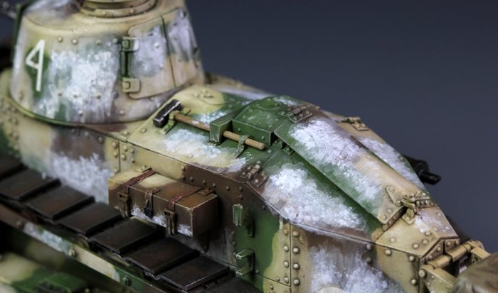Maquette Meng Models TS-008 Char léger français FT-17 (tourelle moulée) (1/35) – image 4