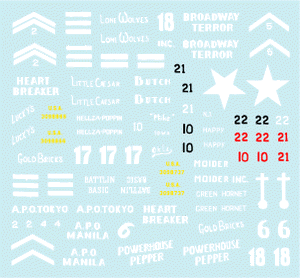 Star Decals 35-934 US 44TH CHAR BATTALION 1/35 – image 3