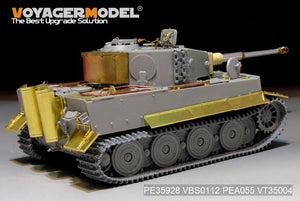 Maquette Voyager PE35928 Char Tiger I allemand de la Seconde Guerre mondiale, production tardive, pour TRUMPETER 09540, échelle 1/35 – immagine 7