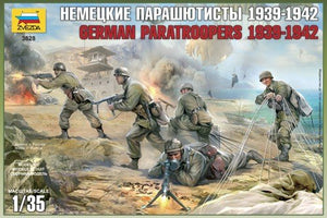 Zvezda 3628 Parachutistes allemands (CRETE 1941) (1/35)