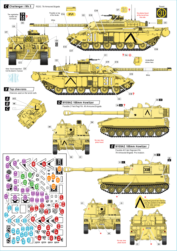 Star Decals 72-A1010 Desert Storm 1991 (1) 1/72 – zdjęcie 2